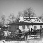 Casă ţărănească din Basarabia anului 1940