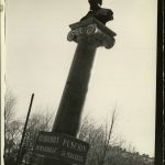 Monumentul lui Puşkin din Chişinău în anul 1940