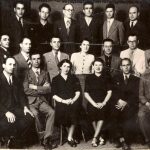 1939 - Nicolae Ceausescu intr-un grup de UTC-isti, primul din dreapta pe al doilea rand Fototeca online a comunismului românesc 1-1939