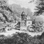 Mănăstirea Cioclovina în 1860