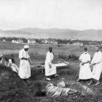 Epidemia de holeră în armata română în Bulgaria 1913. Sursa foto: Arhivele Naționale ale României, Colecția Documente Fotografice, A 10